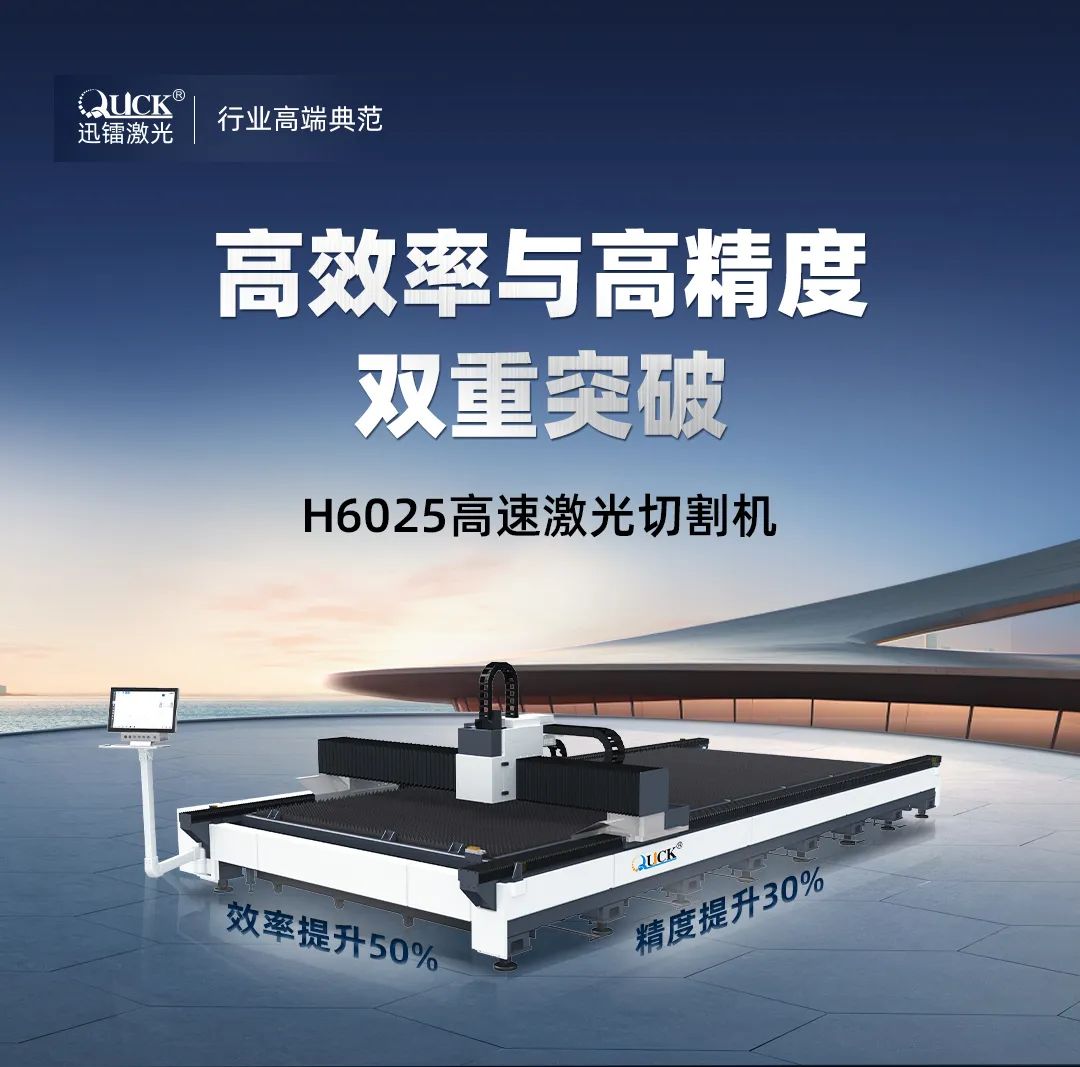 高效率與高精度雙重突破——迅鐳激光H6025高速激光切割機熱銷爆款火力全開！(圖2)