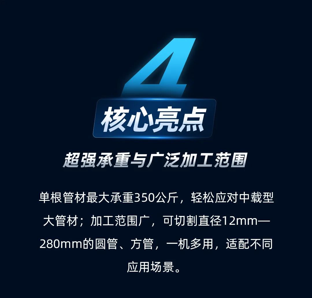 行業(yè)爆款丨迅鐳激光全新一代K2plus中載型激光切管機(jī)！(圖8)